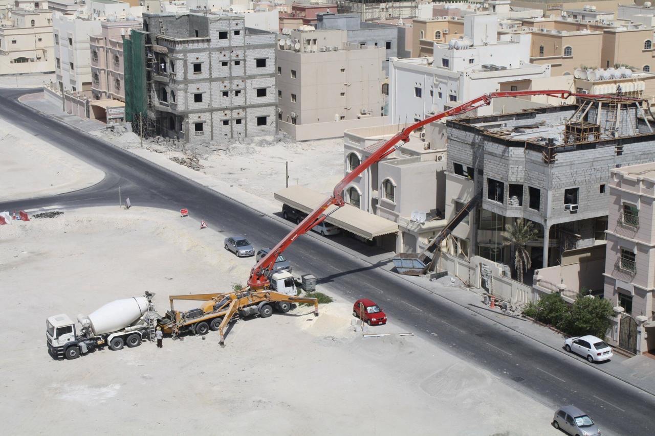 Building renovation in progress